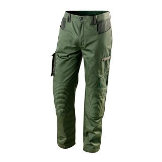 Töö-, kaitse-, kõrgnähtavusega riided // Spodnie robocze CAMO olive, rozmiar XS