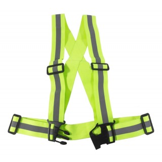 Darba, aizsardzības, augstas redzamības apģērbi // AG590 Szelki odblaskowe kamizelka green