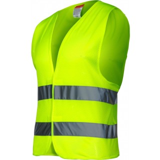 Home and Garden Products // Work, protective, High-visibility clothes // Kamizelka siatkowa z pasami odbl. żółta, "s", lahti