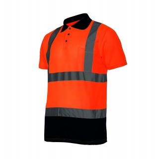 Darba, aizsardzības, augstas redzamības apģērbi // Koszulka polo ostrzegawcza, pomarańcz., "2xl", ce, lahti