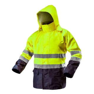 Darba, aizsardzības, augstas redzamības apģērbi // Kurtka robocza ostrzegawcza wodoodporna, żółta, rozmiar XL