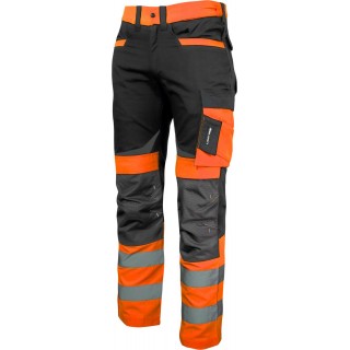 Рабочая, защитная, одежда высокой видимости // Spodnie ostrzegawcze czarno-pomarańczowe, "xl", ce, lahti