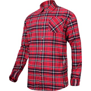 Home and Garden Products // Work, protective, High-visibility clothes // Koszula flanelowa czerw-granat., 170g/m2, "l", ce, lahti