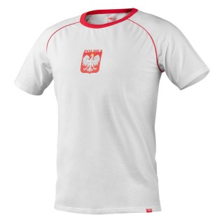 Darba, aizsardzības, augstas redzamības apģērbi // T-shirt kibica Polska rozmiar XXL