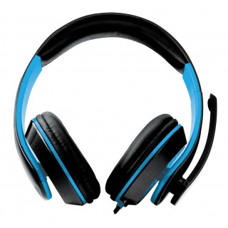 Austiņas // Headphones On-Ear // EGH300B Słuchawki z mikrofonem dla  graczy Condor niebieskie