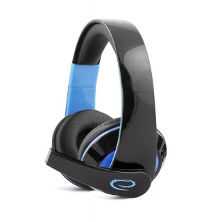 Audio Austiņas / Vadu / Bezvadu // Headphones On-Ear // EGH300B Słuchawki z mikrofonem dla  graczy Condor niebieskie