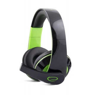 Audio Austiņas / Vadu / Bezvadu // Headphones On-Ear // EGH300G Słuchawki z mikrofonem dla graczy Condor zielone