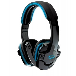 Наушники // Headphones On-Ear // EGH310B Esperanza słuchawki z mikrofonem gaming raven niebieskie