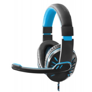Ausinės // Headphones On-Ear // EGH330B Esperanza słuchawki z mikrofonem gaming crow niebieskie