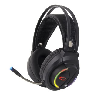 Austiņas // Headphones On-Ear // EGH470 Esperanza słuchawki z mikrofonem gaming nightshade