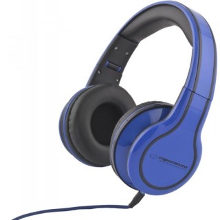 Ausinės // Headphones On-Ear // EH136B Esperanza słuchawki audio blues niebieskie