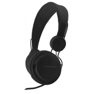 Audio Austiņas / Vadu / Bezvadu // Headphones On-Ear // EH148K Esperanza słuchawki audio sensation czarne