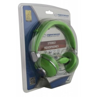 Наушники // Headphones On-Ear // EH149G Słuchawki Audio Macau zielone Esperanza