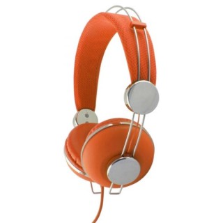 Ausinės // Headphones On-Ear // EH149O Słuchawki Audio Macau  pomarańczowe Esperanza