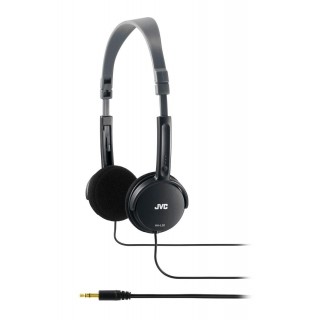 Austiņas // Headphones On-Ear // JVC0058 Słuchawki czarne JVC HA-L50 