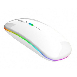 Keyboards and Mice // Mouse Devices // AK211B Mysz bezprzewodowa rgb biała