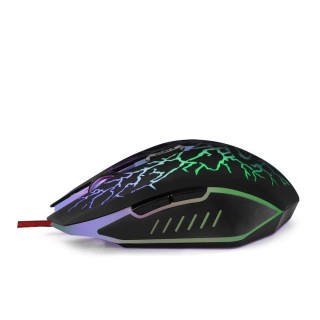 Klaviatūros ir pelės // Pelės // EGM211R Mysz przewodowa dla graczy 6D  optyczna USB MX211 Lightning
