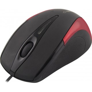 Klaviatuurid ja hiired // Arvuti hiired // EM102R Mysz przewodowa 3D optyczna USB  Sirius czerwona Esperanza
