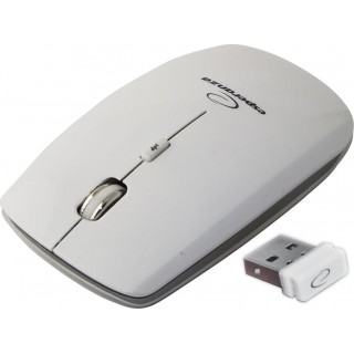 Клавиатуры и мыши // Mышки // EM120W Mysz bezprzewodowa 2.4GHz 4D optyczna USB Saturn biała 