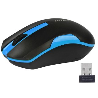 Klaviatuurid ja hiired // Arvuti hiired // Mysz A4TECH V-TRACK G3-200N-1 Black+Blue WRLS