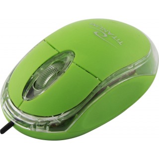 Klaviatūros ir pelės // Pelės // TM102G Titanum mysz przewod. 3d opt. usb  raptor zielona
