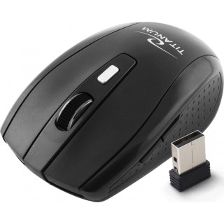 Klaviatūros ir pelės // Pelės // TM105K Mysz bezprzewodowa 2.4GHz 6D optyczna USB Snapper Titanum