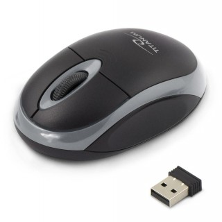 Keyboards and Mice // Mouse Devices // TM116E Mysz bezprzewodowa 2.4GHz 3D  optyczna USB Vulture czarno-szara