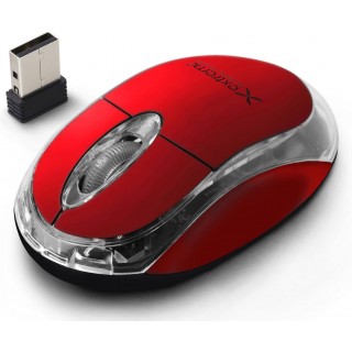 Klaviatuurid ja hiired // Arvuti hiired // XM105R Extreme mysz bezprz. 2.4ghz 3d opt. usb harrier czerwona