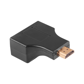 Liittimet // Different Audio, Video, Data connection plug and sockets // Przedłużacz extender HDMI/2xRJ45 30m