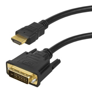 Savienojumi // Different Audio, Video, Data connection plug and sockets // Przewód kabel DVI-HDMI Maclean, v1.4, 2m, MCTV-717