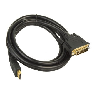 Connectors // Different Audio, Video, Data connection plug and sockets // Przewód kabel DVI-HDMI Maclean, v1.4, 2m, MCTV-717