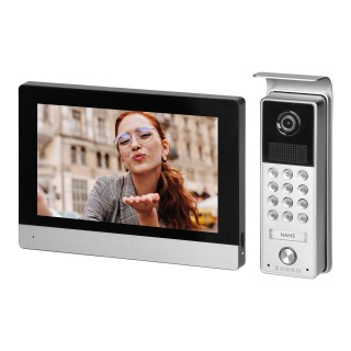Doorpfones | Door Bels // Video doorphones HD // CERES Full HD, zestaw wideodomofonowy jednorodzinny, 4-żyłowy, 8", ekran dotykowy, Full HD, szyfrator