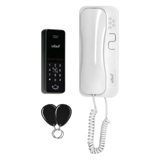 Doorpfones | Door Bels // Video doorphones HD // ERIN, zestaw domofonowy jednorodzinny, 2-żyłowy, szyfrator, RFID, biały