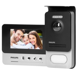 Video-Fonolukod  | Door Bels // Video-Fonolukod HD // Philips WelcomeEye Compact,  Zestaw wideodomofonowy, bezsłuchawkowy, kolor, LCD 4,3", menu OSD, sterowanie bramą