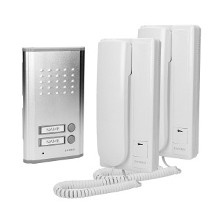 Doorpfones | Door Bels // Video doorphones HD // Zestaw domofonowy 2-rodzinny, podtynkowy, FOSSA MULTI