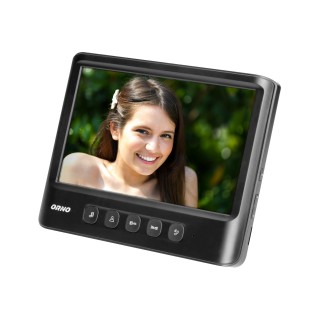 Doorpfones | Door Bels // Video doorphones HD // Wideo monitor bezsłuchawkowy, kolorowy, LCD 7", do zestawu z serii IMAGO, otwieranie bramy, czarny