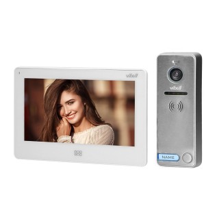 Video-Fonolukod  | Door Bels // Video-Fonolukod HD // Zestaw wideodomofonowy, bezsłuchawkowy kolor, LCD 7", dotykowy, menu OSD, pamięć, gniazdo na kartę SD, DVR, sterowanie bramą, biały,
FELIS MEMO