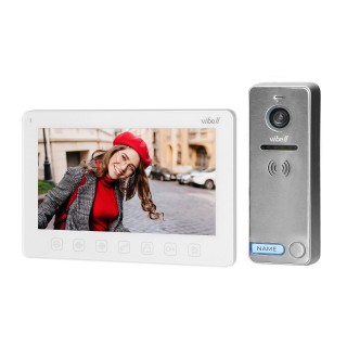 Doorpfones | Door Bels // Video doorphones HD // Zestaw wideodomofonowy, bezsłuchawkowy, kolor,  LCD 7", menu OSD, sterowanie bramą, biały 
NOVEO