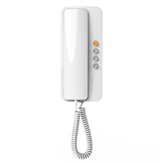 Doorpfones | Door Bels // Video doorphones HD // Unifon wielolokatorski do instalacji 4,5,6 żyłowych WEKTA, biały