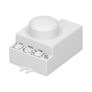 Система безопасности // Датчики сигнализации // Mikrofalowy czujnik ruchu, mini, 360/180st. IP20, 1200W
