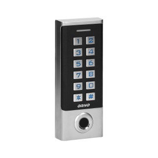 Security systems // Alarm button // Zamek szyfrowy hermetyczny z czytnikiem kart i breloków zbliżeniowych oraz czytnikiem linii papilarnych, IP68, 1 przekaźnik 3A
