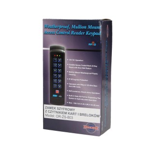 Turvasüsteemid // Alarm button // Zamek szyfrowy z czytnikiem kart i breloków zbliżeniowych, IP55