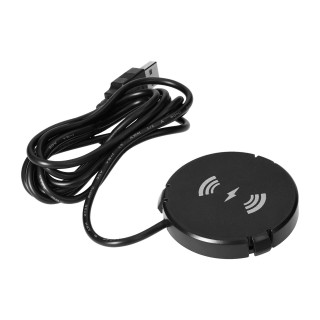 Elektromateriāli // Mēbeļu elektriskie slēdži un rozetes, USB rozetes // Bezprzewodowa ładowarka indukcyjna podblatowa
