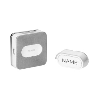 Doorpfones | Door Bels // Door Bels // Philips WelcomeBell Plugin dzwonek bezprzewodowy, 4 melodie, ładowarka USB, zakres działania max. 300m