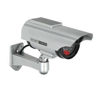Videovalve // Kaamera tarvikud // Atrapa kamery monitorującej CCTV z panelem solarnym