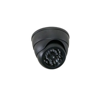 Videonovērošanas kameru sistēmas // Kameru aksesuārs // Atrapa kamery monitorującej z podczerwienią CCTV, bateryjna, MINI