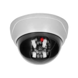 Videovalve // Kaamera tarvikud // Atrapa kopuły kamery monitorującej CCTV z podczerwienią