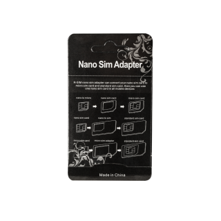 Videovalvonta // Riistakamera // Adapter Nano SIM 3W1 czarny