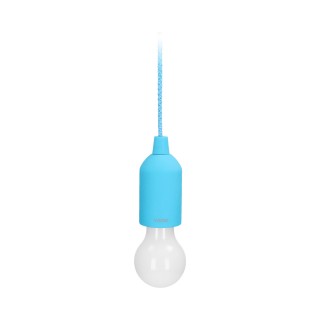 Apgaismojums LED // New Arrival // Bateryjna lampka nocna na sznurku 1W LED, 3 x AAA, turkusowa