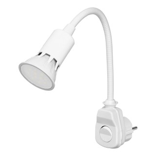 Apgaismojums LED // New Arrival // Lampka wtyczkowa z żarówką LED, biała